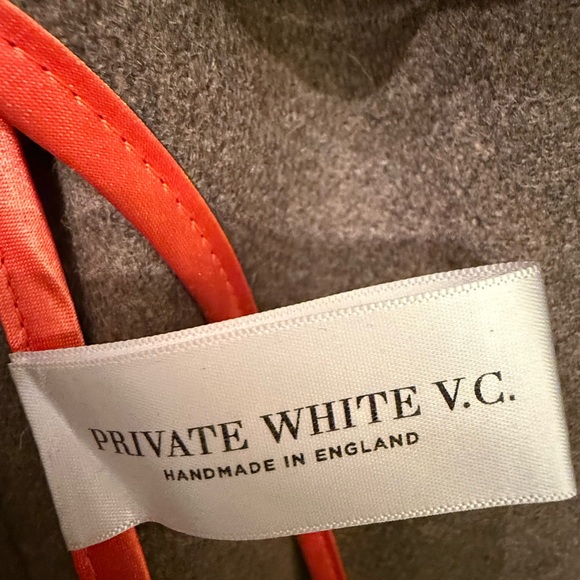 Todd Snyder Olive Military Coat with Gold Buttons & shearling Collar - Picture 11 of 16